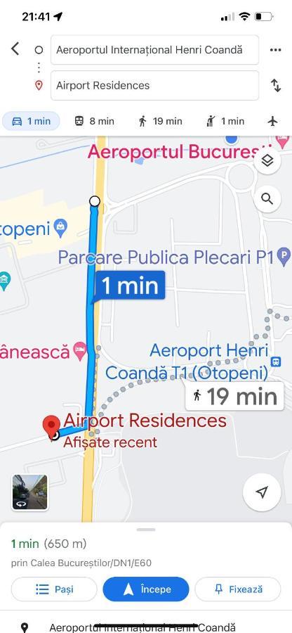 Fly Airport Residences & Therme-Self Check-In Otopeni Dış mekan fotoğraf